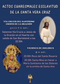 Actos Cuaresmales Escl. Santa Vera Cruz